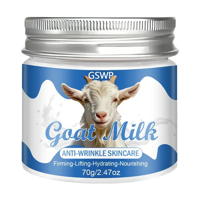 Crème hydratante au lait de chèvre GSWP, contenant du rétinol et du miel, convient à tous les types 