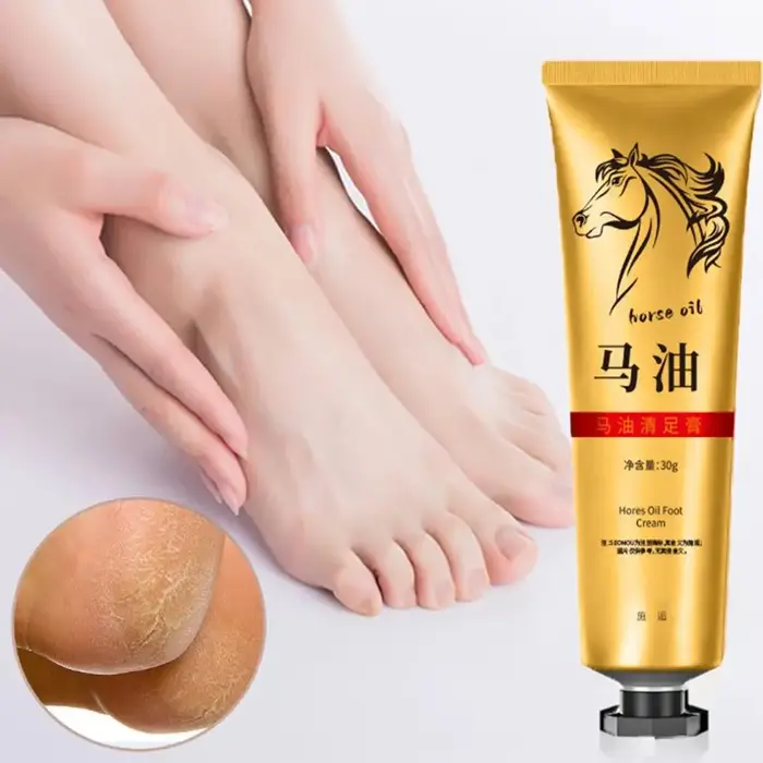 1/3/5PCS Crème de soin des mains et des pieds à l'huile de cheval naturelle