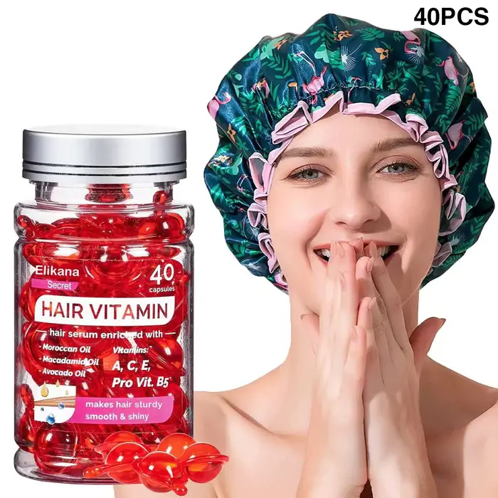 "Sérum capillaire à l'huile d'avocat et d'argan 80 pièces/40 pièces – Réparation