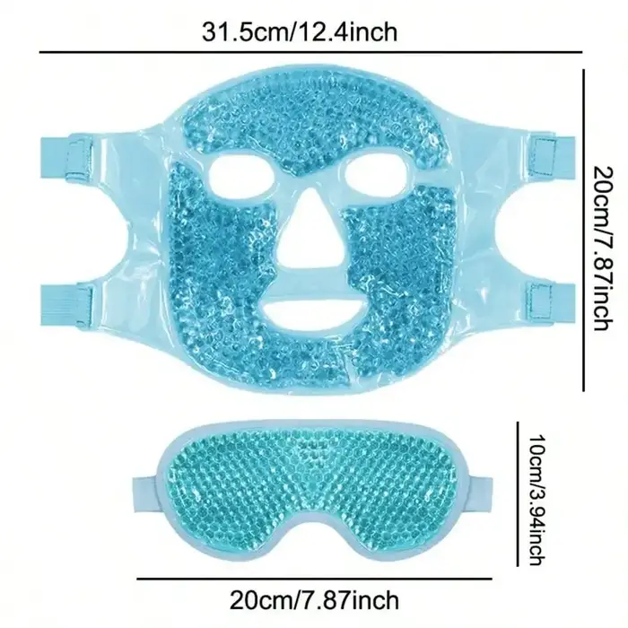Gel rafraîchissant glace visage masque pour les yeux