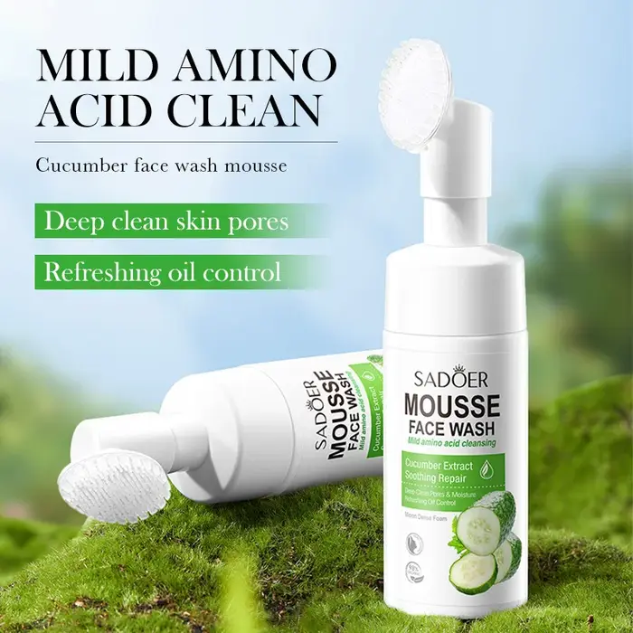 SAODER Fruits nettoyant pour le visage mousse de lavage