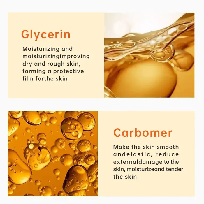 Sérum hydratant pour le visage au curcuma