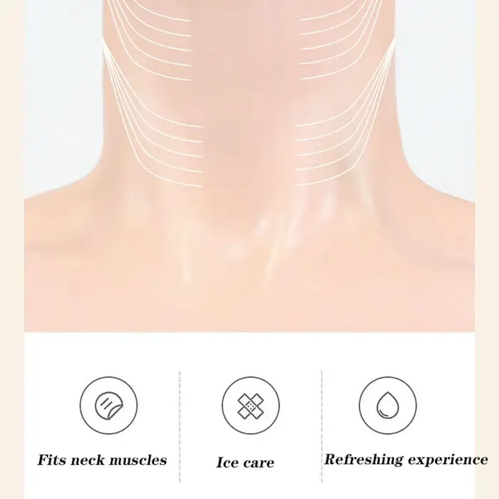 Masque de cou raffermissant doré