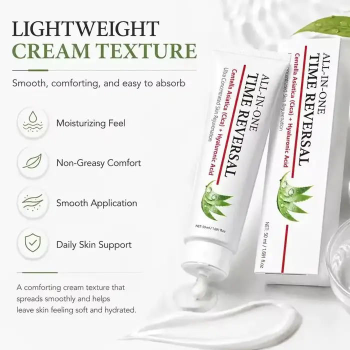 Crème hydratante à la Centella Asiatica - Légère et hydratante