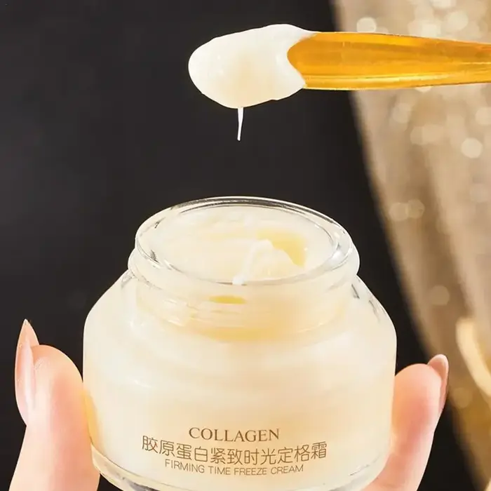 Crème visage au collagène crème raffermissante liftante hydratante