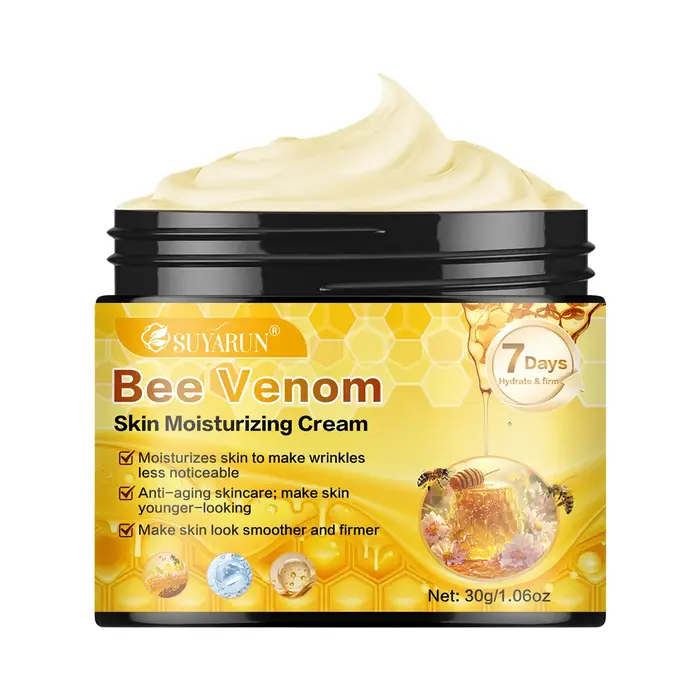 SUYARUN crème hydratante au venin d'abeille soin du visage anti-âge |   Soin naturel anti-rides pour