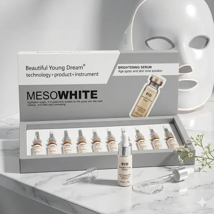 Lot de 10 ampoules de sérum BB coréen 5 ml, éclaircissant et illuminateur, fond de teint liquide cor