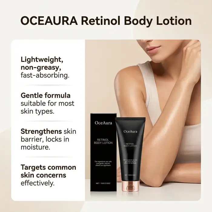 Lotion corporelle au rétinol anti-âge