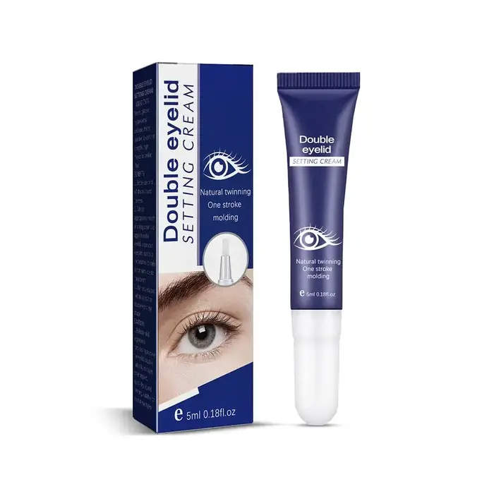 Crème Fixatrice pour Double Paupière 5ml - Sérum Liftant pour Paupières Longue Durée et Imperméable,