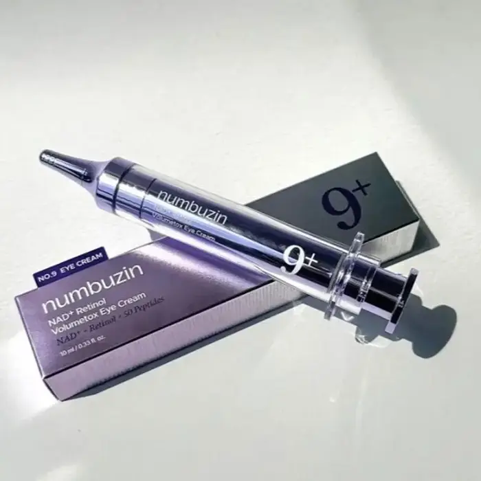 Numbuzin No.9 NAD PDRN Glow Boosting Toner Liquid Ultrasonic Serum Cream Nourishing Lightweight Texture For Delicate Eye Care