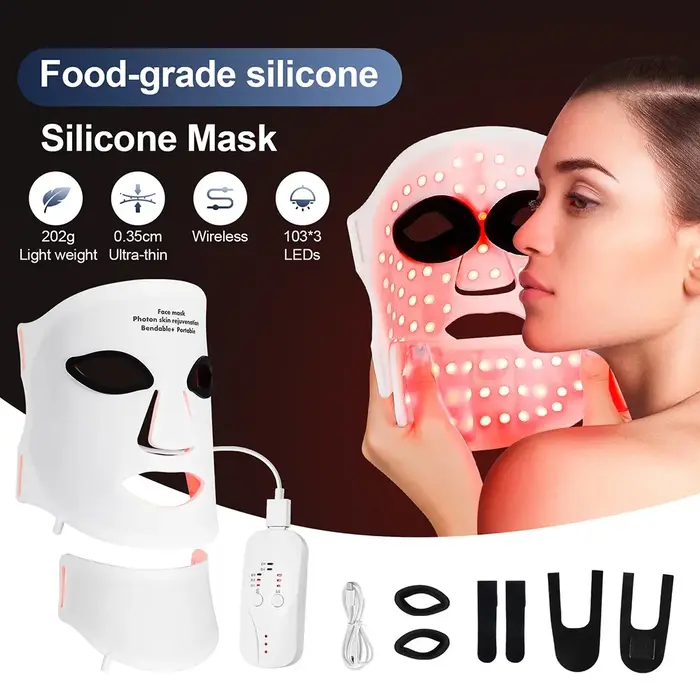 Masque LED en Silicone pour le visage