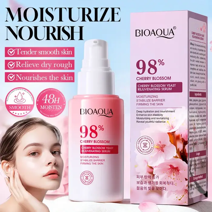 Sérum visage BIOAQUA Sakura hydratant anti-rides anti-âge éclaircissant essence