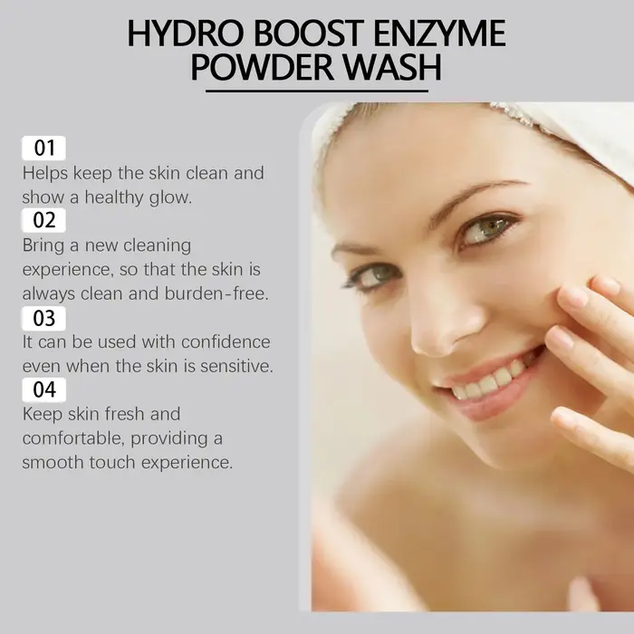 Poudre pour le visage enzymatique