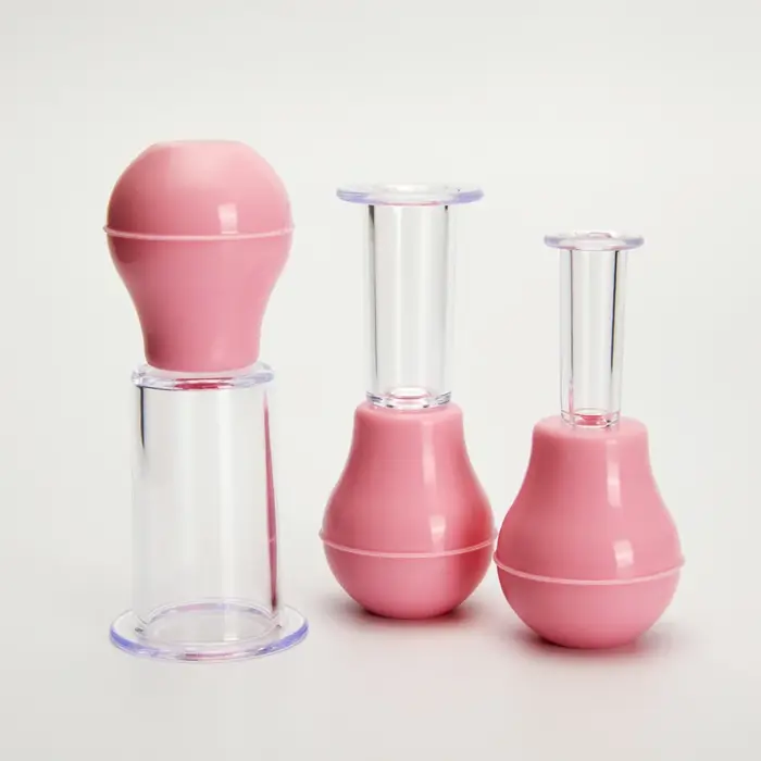 Ventouses de massage faciales en caoutchouc pour lifting du visage