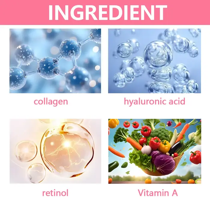 Sérum à la vitamine A avec rétinol et acide hyaluronique - Éclaircit la peau et hydrate le contour des yeux - Soin