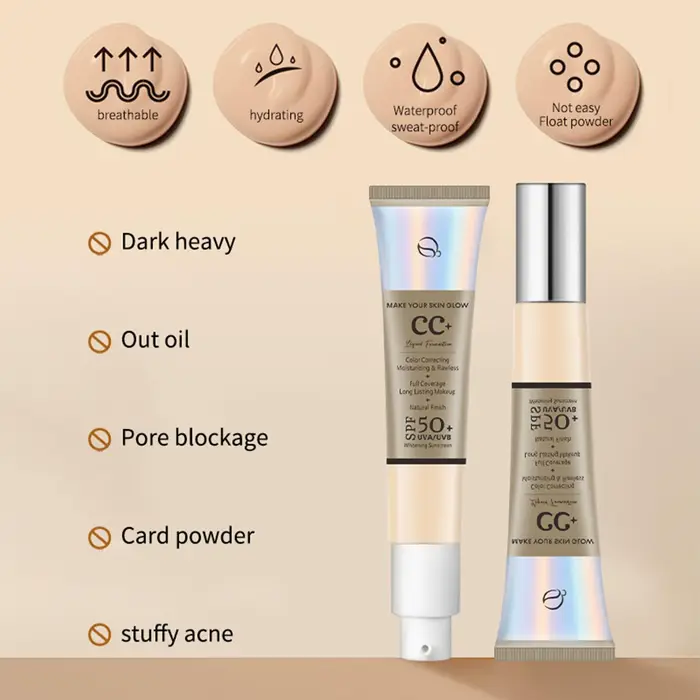 CC crème fond de teint SPF 50