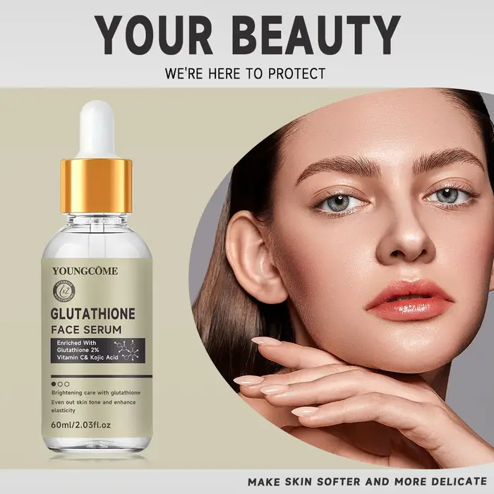 Sérum au glutathion pour le visage pour éclaircir la peau