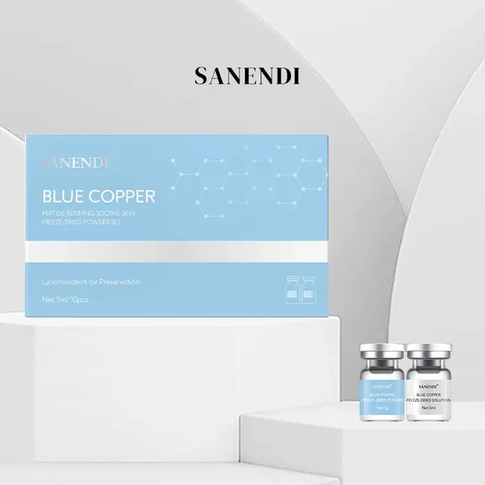 Sérum 3-en-1 au cuivre bleu et aux peptides pour le visage