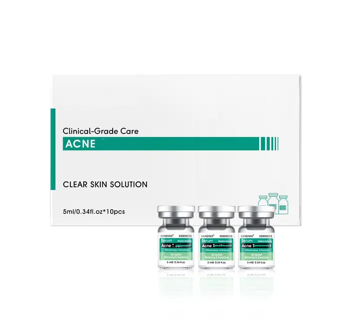 10 ampoules de sérum à l'acide hyaluronique pour le visage