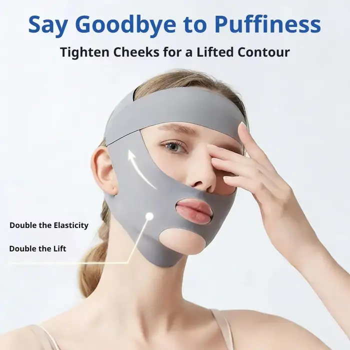 Masque de sommeil sculptant le visage