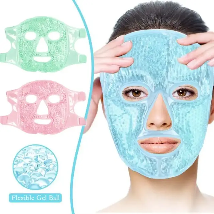 Masque Gel Réutilisable Chaud/Froid pour les Yeux et le Visage – Soulage la Fatigue