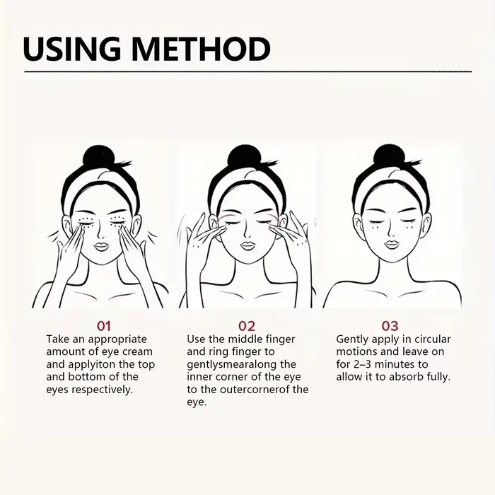 Crème gel pour les yeux neutre et hypoallergénique pour adultes
