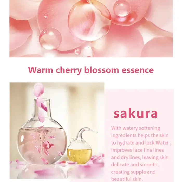 YOUNGCOME Sakura Essence crème fleur de cerisier hydratant pour le visage pour peau sèche et rugueuse Anti-âge Lifting