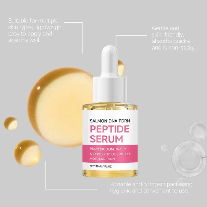 Sérum Facial au ADN de Saumon PDRN Peptide Hydratant