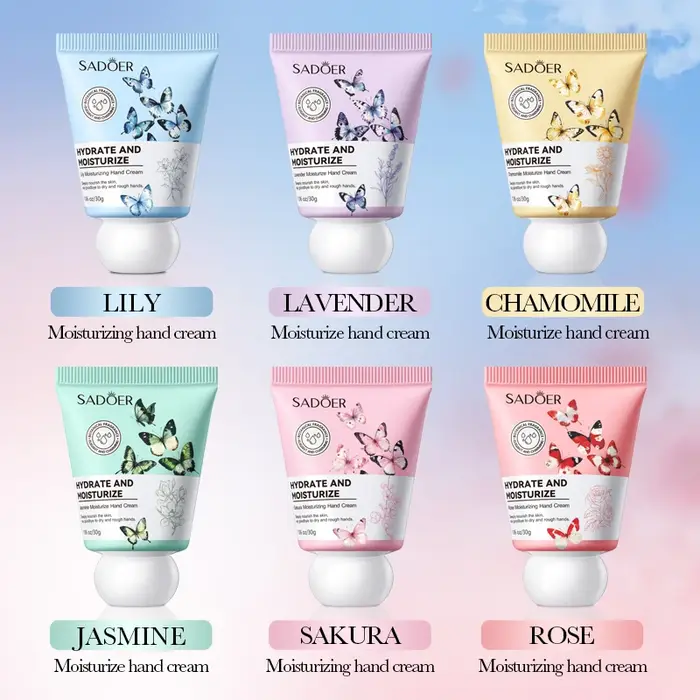 Crème pour les mains florale SADOER