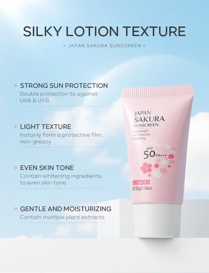 Laikou Sakura crème coréenne protecteur solaire visage bloqueur