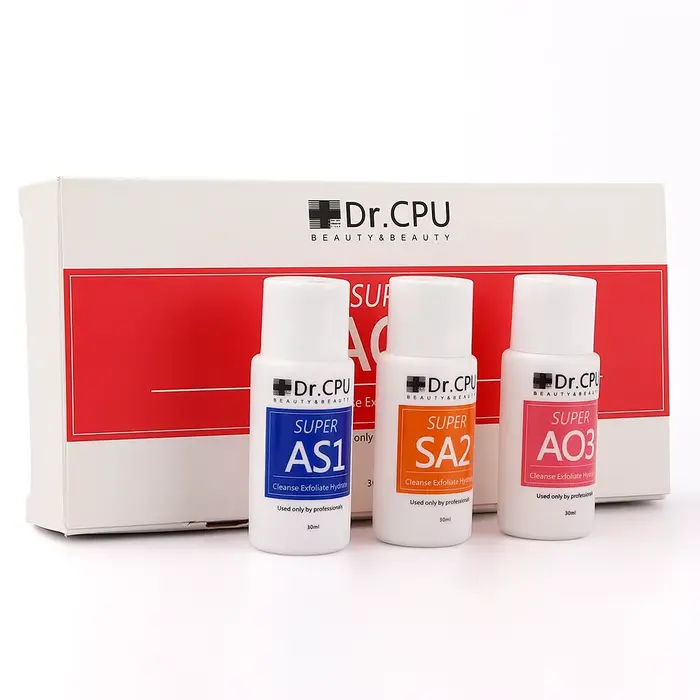 Solution de Peeling Aqua pour la peau du visage, produit d'essence de nettoyage en profondeur, sérum