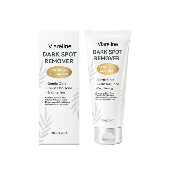 Gel Nettoyant Exfoliant Éclaircissant pour le Visage – Nettoyage Profond des Pores, Atténue les Tach
