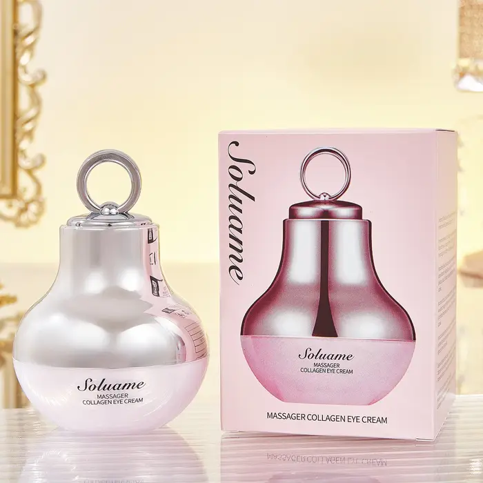Crème de massage au collagène pour les yeux – Contour des yeux hydratant et raffermissant, soin doux