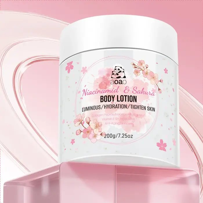 Lotion hydratante pour le corps Sakura Niacinamide, infusée au beurre de karité et aux fleurs de cer