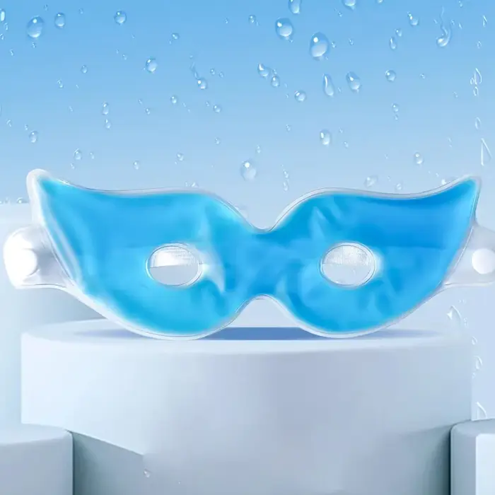 Masque rafraîchissant pour le visage, masque pour les yeux en Gel, Pack de glace, thérapie chaude et