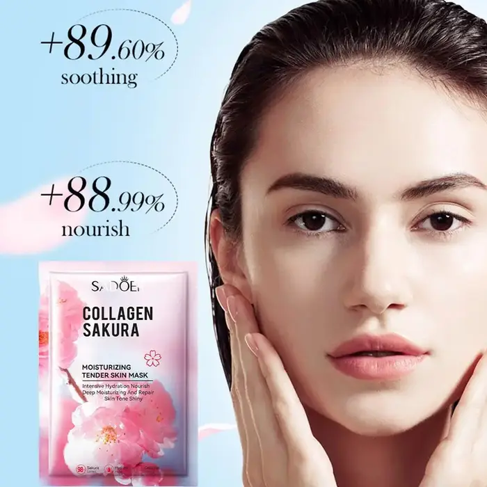 Sakura – masque Facial au collagène