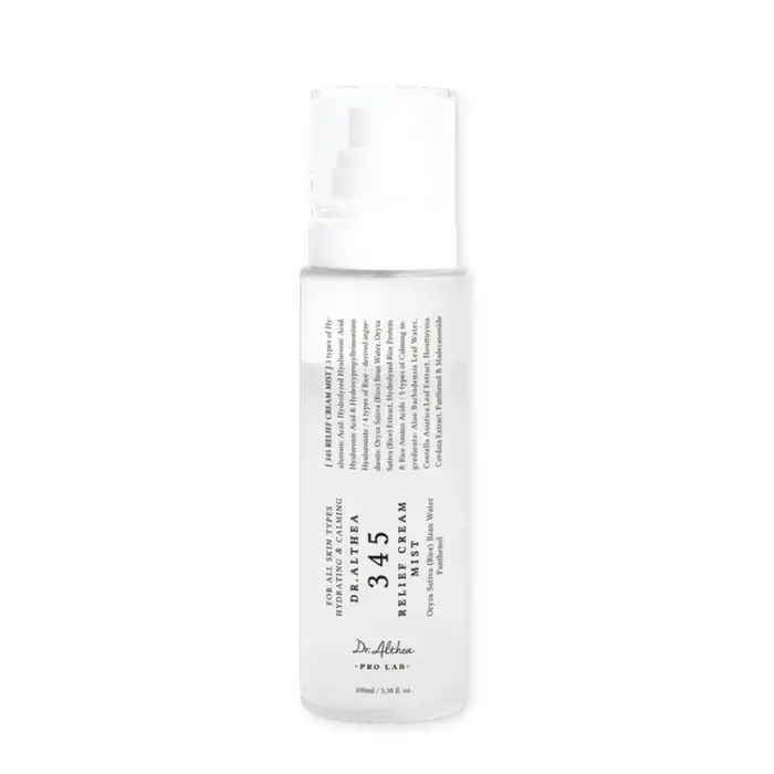 Crème et Brume Hydratante Dr.Althea 345 Relief 147 – Hydratation Intense et Éclaircissante – Produit de Soin Coréen Approuvé par les Célébrités