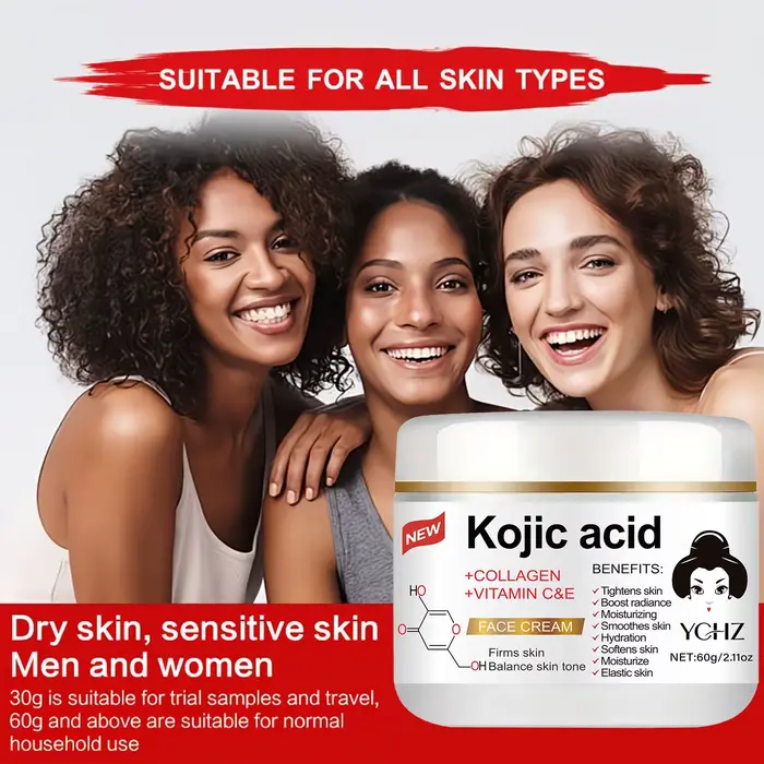 Crème hydratante à l'acide kojique 60g