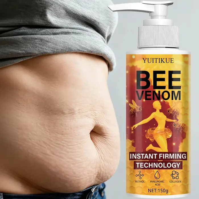 La crème raffermissante au venin d'abeille, riche en retinol, d'acide hyaluronique et au collagène, 