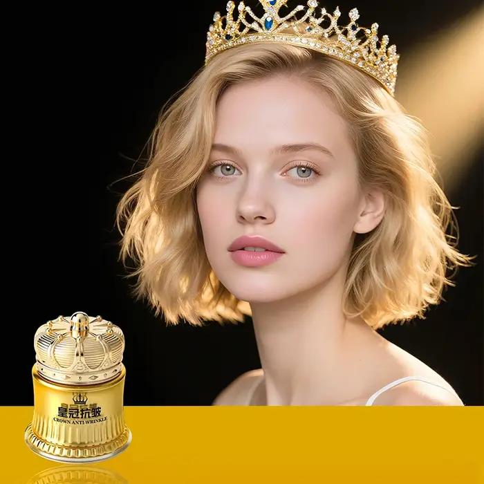 Crème anti-rides au collagène soluble pour le visage Crown