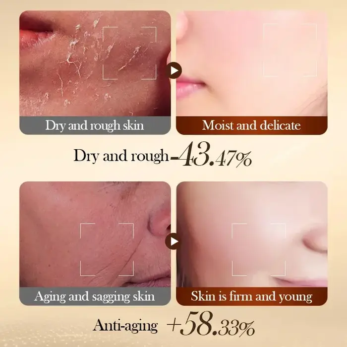 Masque facial anti-rides au collagène