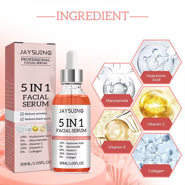 Sérum visage 5 en 1, hydratant