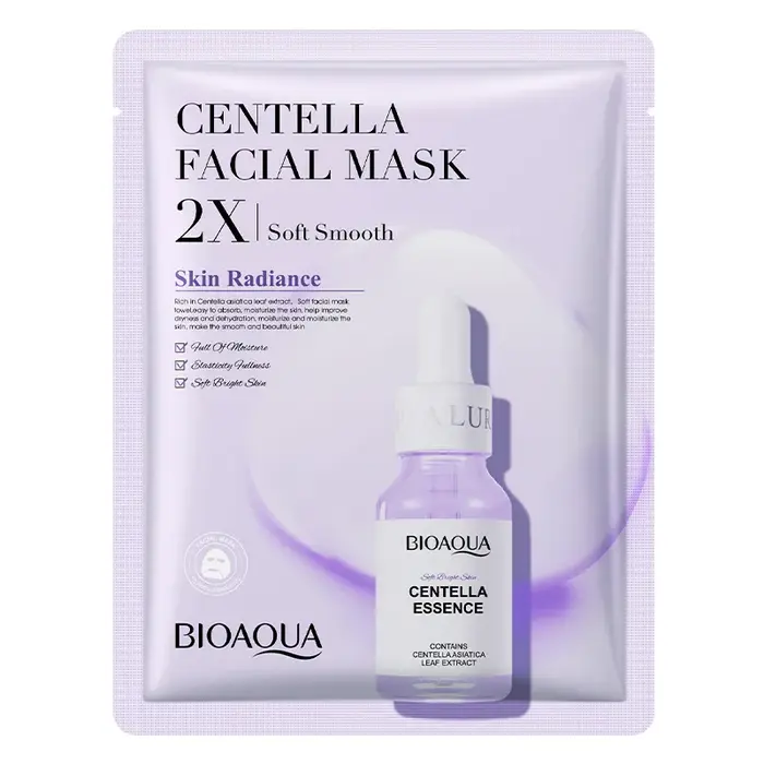 20 pièces BIOAQUA Centella collagène masque pour le visage hydratant rafraîchissant feuille masques