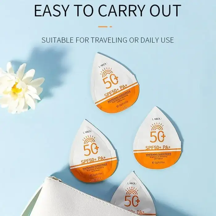 Mini crème solaire pour le visage