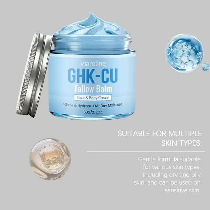 Crème au peptide GHK-Cu pour le visage
