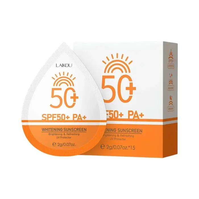Mini crème solaire pour le visage, format voyage, imperméable, résistant à la sueur, SPF50 + PA +, p
