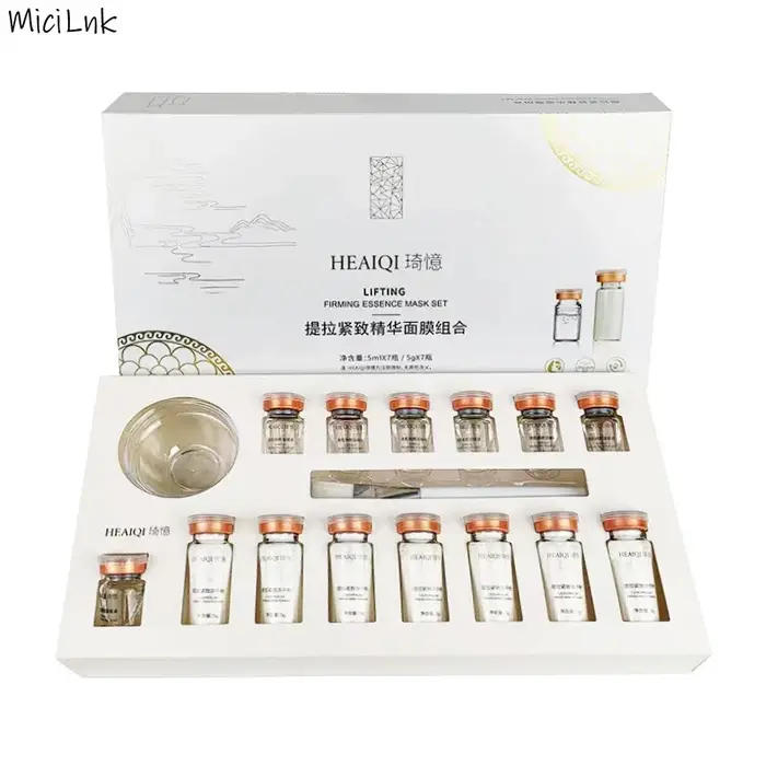 Masque facial au collagène coréen à l'acide hyaluronique