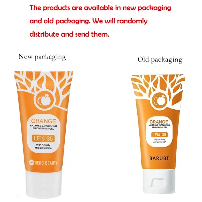 Gel exfoliant Orange pour le corps du visage