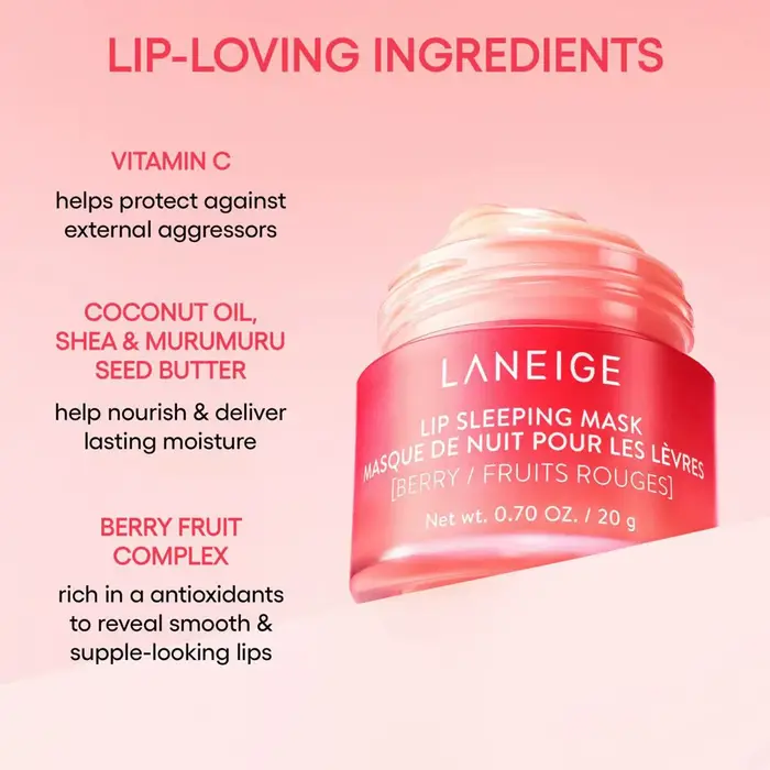 Masque de nuit pour les lèvres Laneige