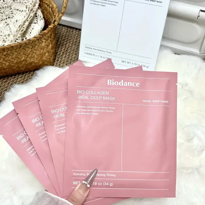 Masque facial hydratant profond au bio-collagène Biodance original